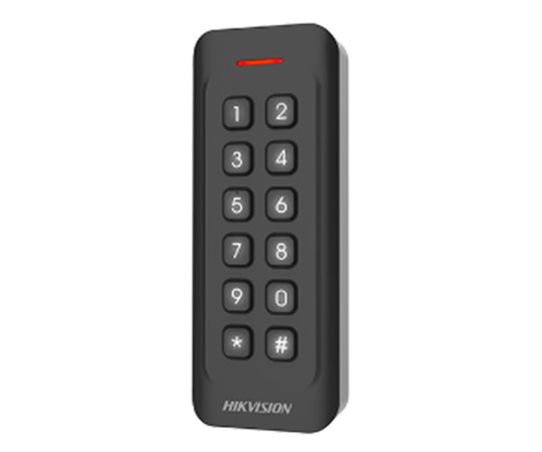 【?？低旾C密碼門禁讀卡器】?？低旽IKVISION數字鍵盤門禁IC讀卡器DS-K1802MK